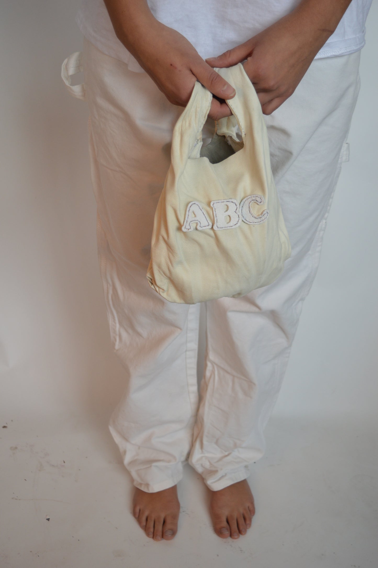 Smal White Deer Plastic Bag