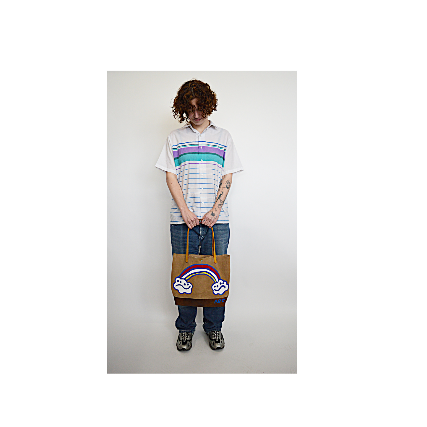 Duel Face Rainbow Cloud Tote